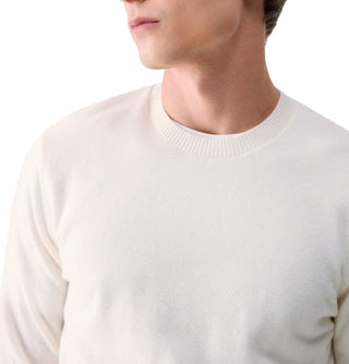 Liu Jo maglia uomo misto lana e cashmere color latte QF6145MA23P 14801 LIU JO