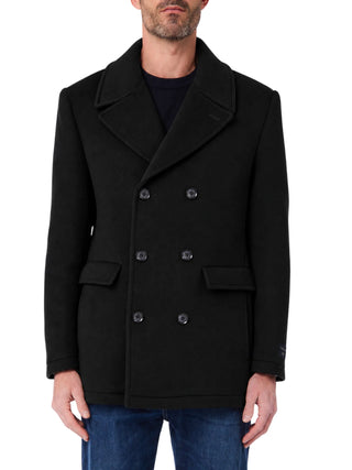 Liu Jo cappotto caban uomo misto lana e cashmere nero QF6148T217A 22222 LIU JO 