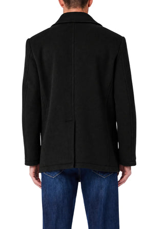 Liu Jo cappotto caban uomo misto lana e cashmere nero QF6148T217A 22222 LIU JO 