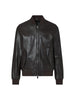 Liu Jo giubbino bomber in pelle uomo marrone