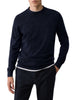 Liu Jo maglia uomo in lana Merinos extrafine blu