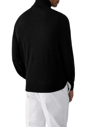 Liu Jo maglia dolcevita uomo in lana Merinos extrafine nero QXX138MA27P 22222 LIU JO