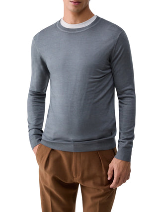 Liu Jo maglia uomo in lana extrafine grigio QXX139MA21P 93907 LIU JO 