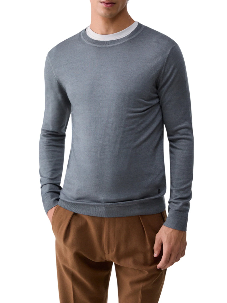 Liu Jo maglia uomo in lana extrafine grigio QXX139MA21P 93907 LIU JO 