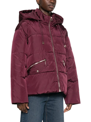 Liu Jo piumino donna con cappuccio borgogna TF6006TS62A 91718 LIU JO 