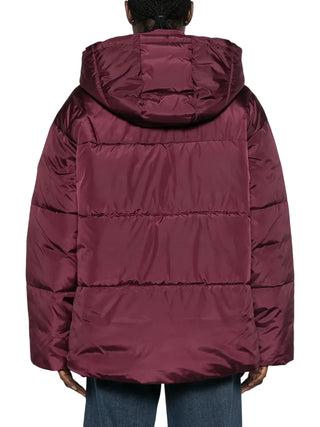 Liu Jo piumino donna con cappuccio borgogna TF6006TS62A 91718 LIU JO 