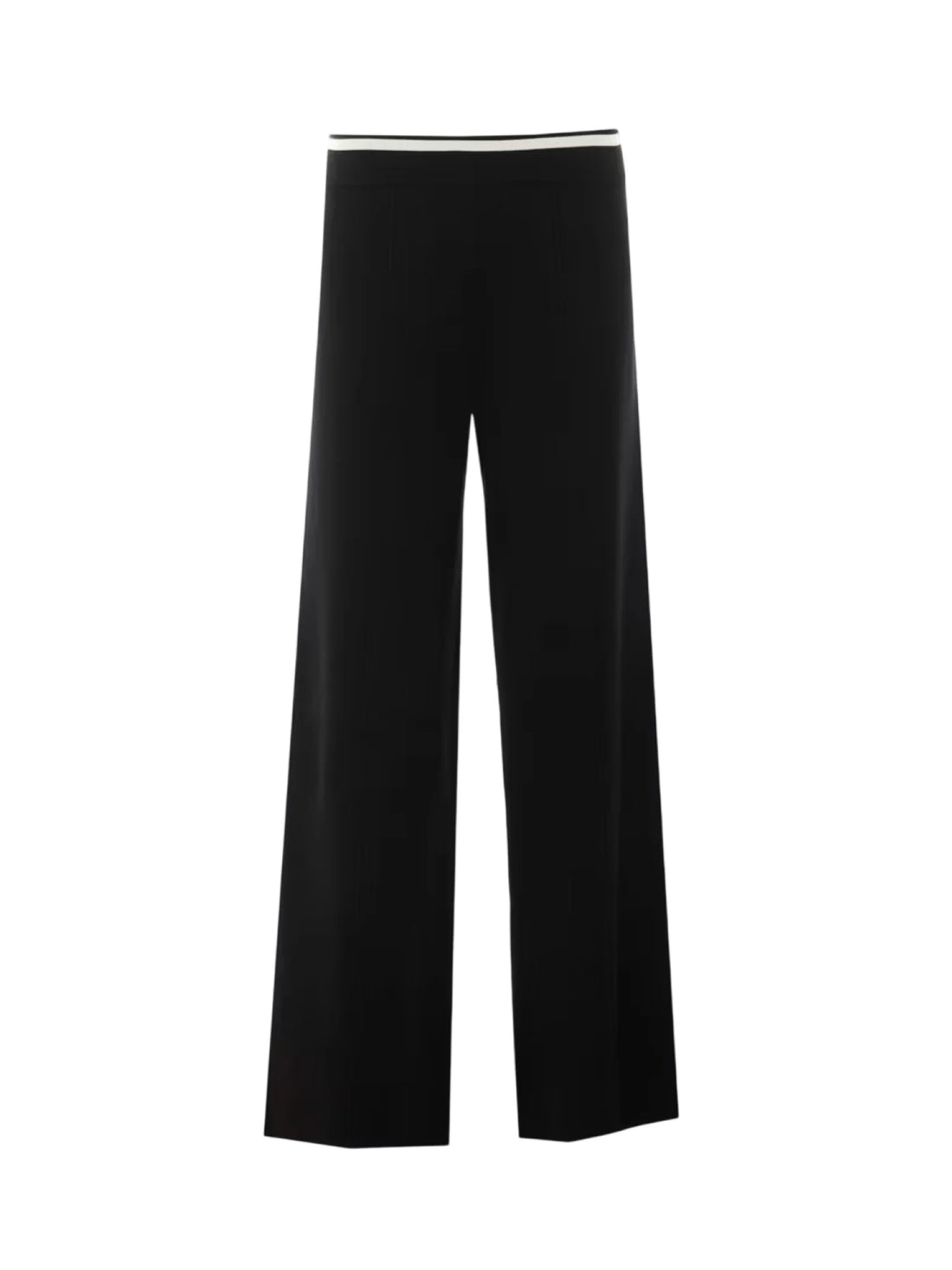Liu Jo pantaloni donna wide leg in maglia nero