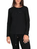 Liu Jo T-shirt manica lunga con logo gioiello nero