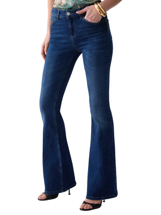 Liu Jo jeans a zampa donna Parfait lavaggio blu medio