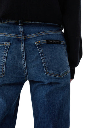 Liu Jo jeans donna straight in denim stretch lavaggio blu