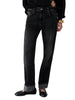 Liu Jo jeans donna straight in denim stretch lavaggio nero