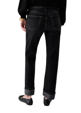 Liu Jo jeans donna straight in denim stretch lavaggio nero UF6225D0360 87531 LIU JO 