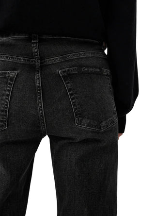 Liu Jo jeans donna straight in denim stretch lavaggio nero UF6225D0360 87531 LIU JO