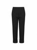 Lola by Sandro Ferrone pantaloni donna slim con risvolto Caserta nero