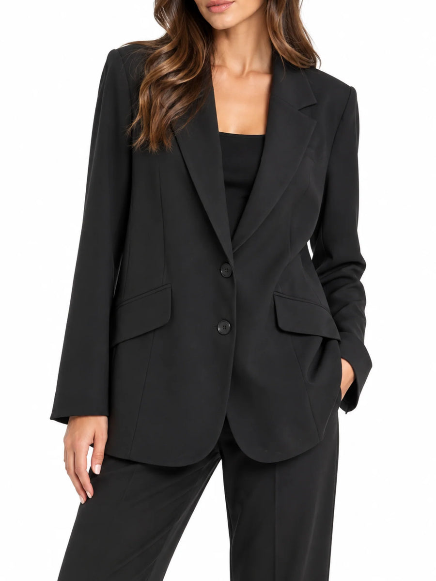 Lola by Sandro Ferrone giacca blazer monopetto Altrove nero L18YBGALTROVE NERO Lola BY S.FERRONE