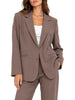 Lola by Sandro Ferrone giacca blazer monopetto donna Aglio marrone