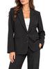 Lola by Sandro Ferrone giacca blazer monopetto donna Aglio nero