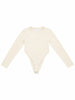 Lulù by Miss Grant body manica lunga bambina latte