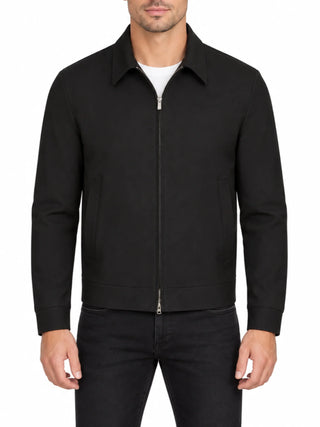 Manuel Ritz giubbino con zip uomo misto viscosa nero 4132H8415C-263749 99 MANUEL RITZ 