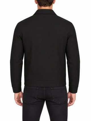 Manuel Ritz giubbino con zip uomo misto viscosa nero 4132H8415C-263749 99 MANUEL RITZ