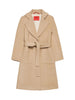 Max&Co cappotto a vestaglia in lana bambina Runaway cammello