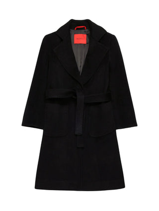 Max&Co cappotto a vestaglia in lana bambina Runaway nero MX0001-MX052 MX900 MAX&CO 