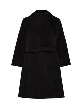 Max&Co cappotto a vestaglia in lana bambina Runaway nero MX0001-MX052 MX900 MAX&CO 