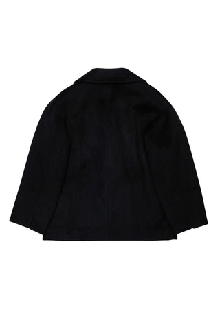 Max&Co cappotto corto doppiopetto bambina in lana nero MX0229-MX052 MX900 MAX&CO 