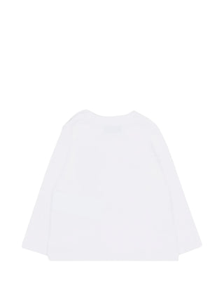 Moschino T-shirt unisex neonato manica lunga con orsetto bianco MNO014LAA58 10101 MOSCHINO 