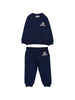 Moschino completo sportivo neonato felpa e pantaloni con orsetto blu