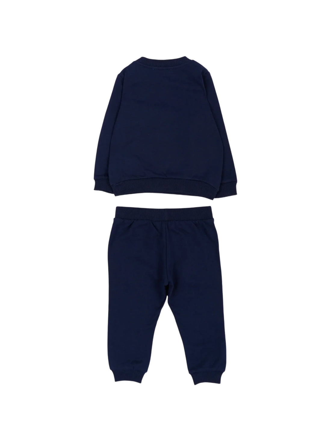 Moschino completo sportivo neonato felpa e pantaloni con orsetto blu