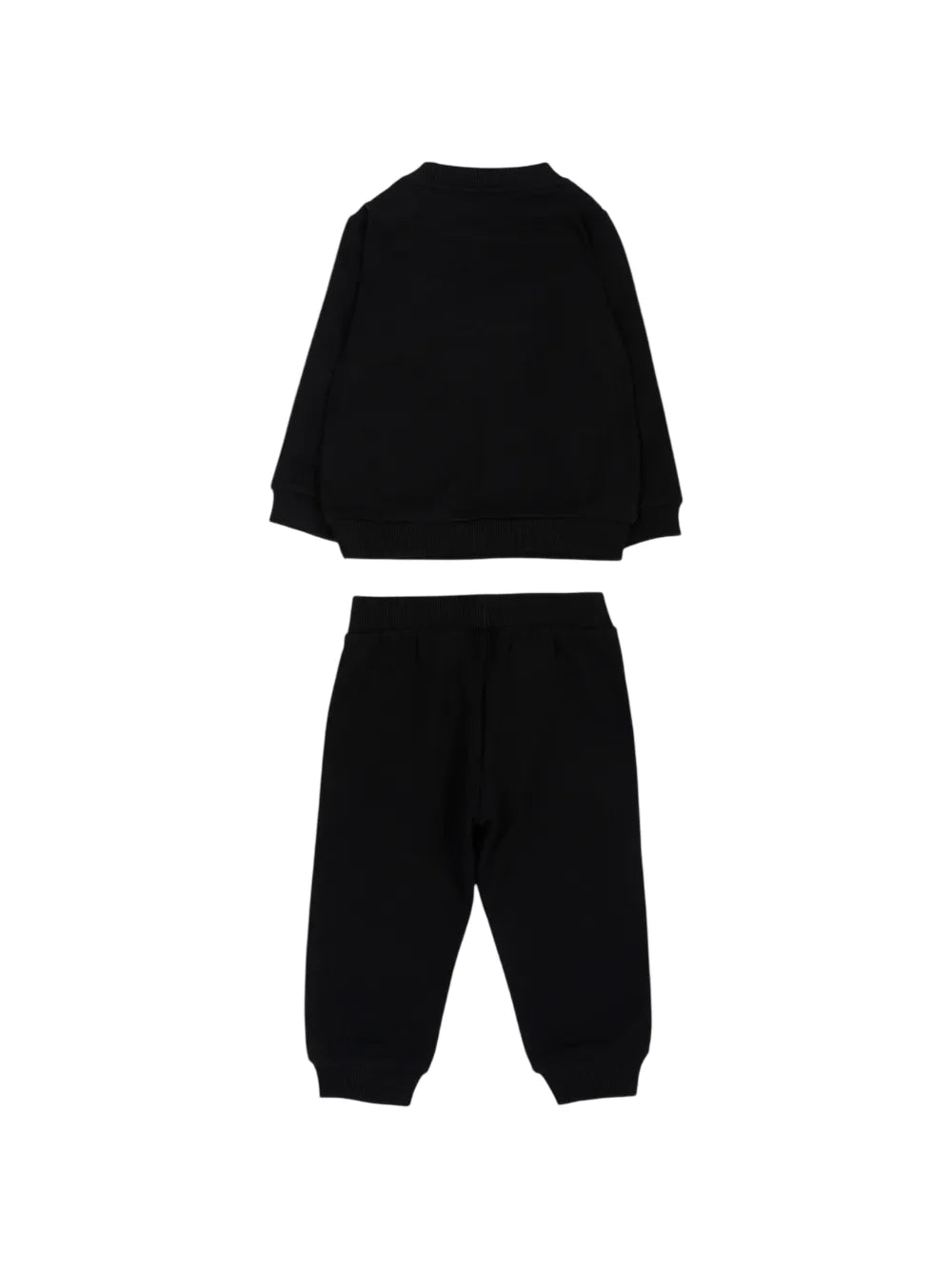 Moschino completo sportivo neonato felpa e pantaloni con orsetto nero