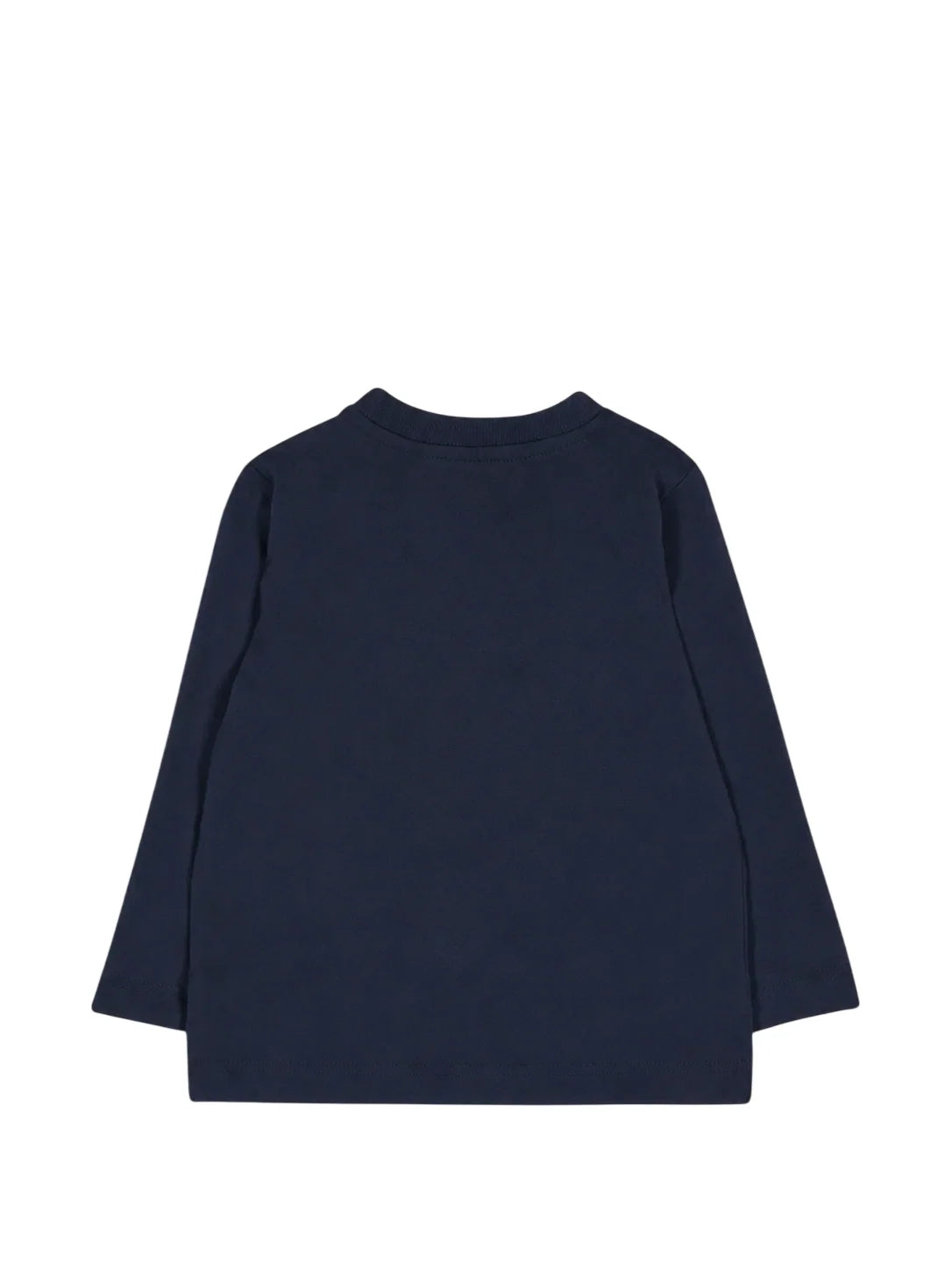 Moschino T-shirt manica lunga con orsetto blu