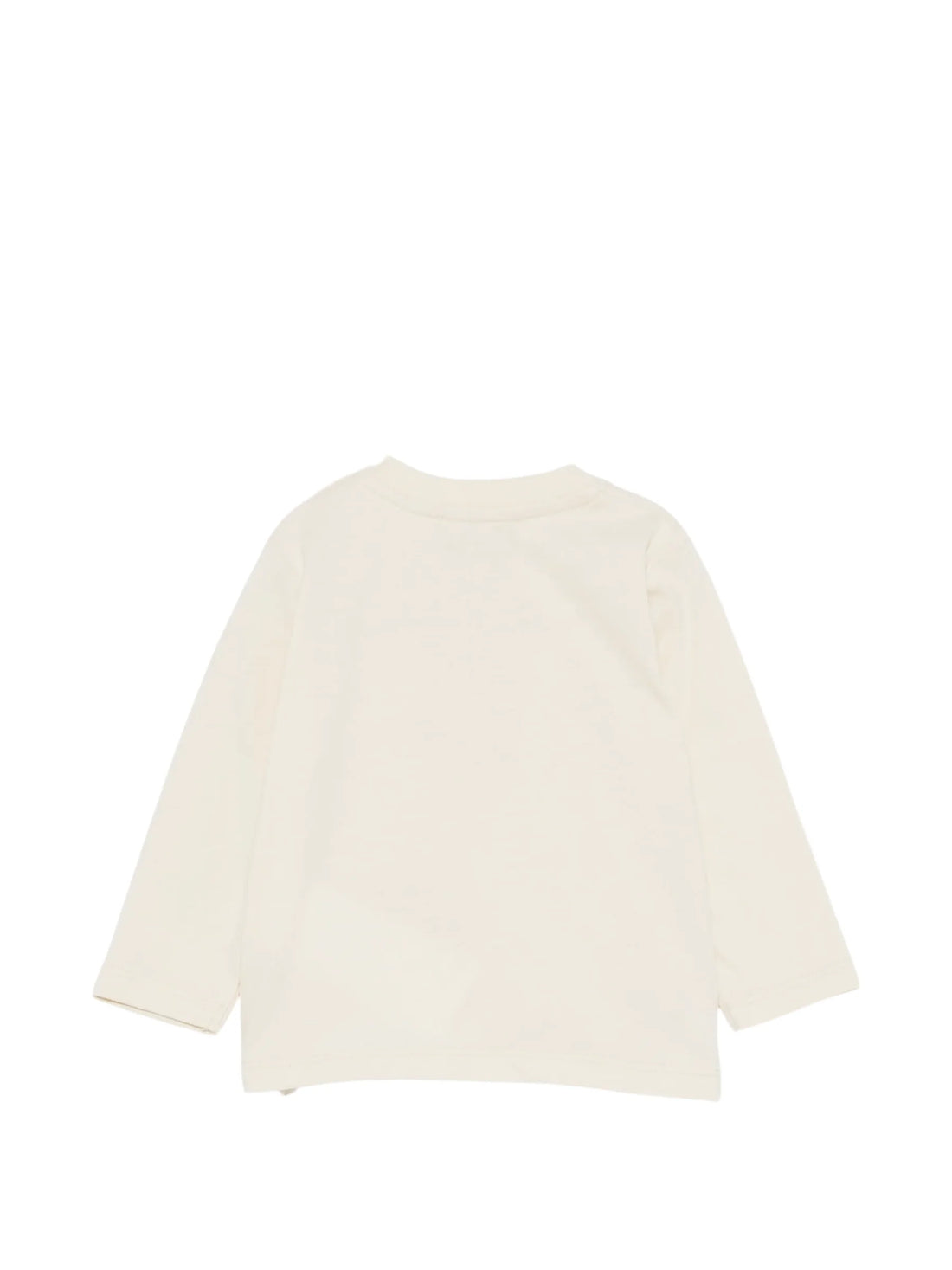Moschino T-shirt manica lunga unisex neonato con orsetto beige