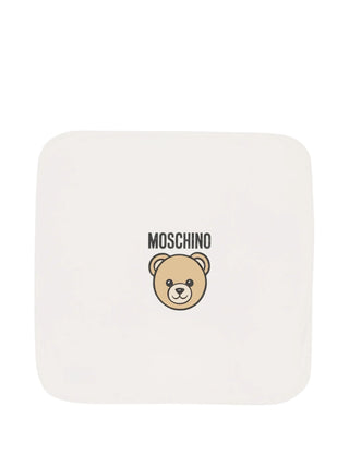 Moschino coperta unisex neonato con stampa orsetto panna MUB00OLCA40 10063 MOSCHINO 