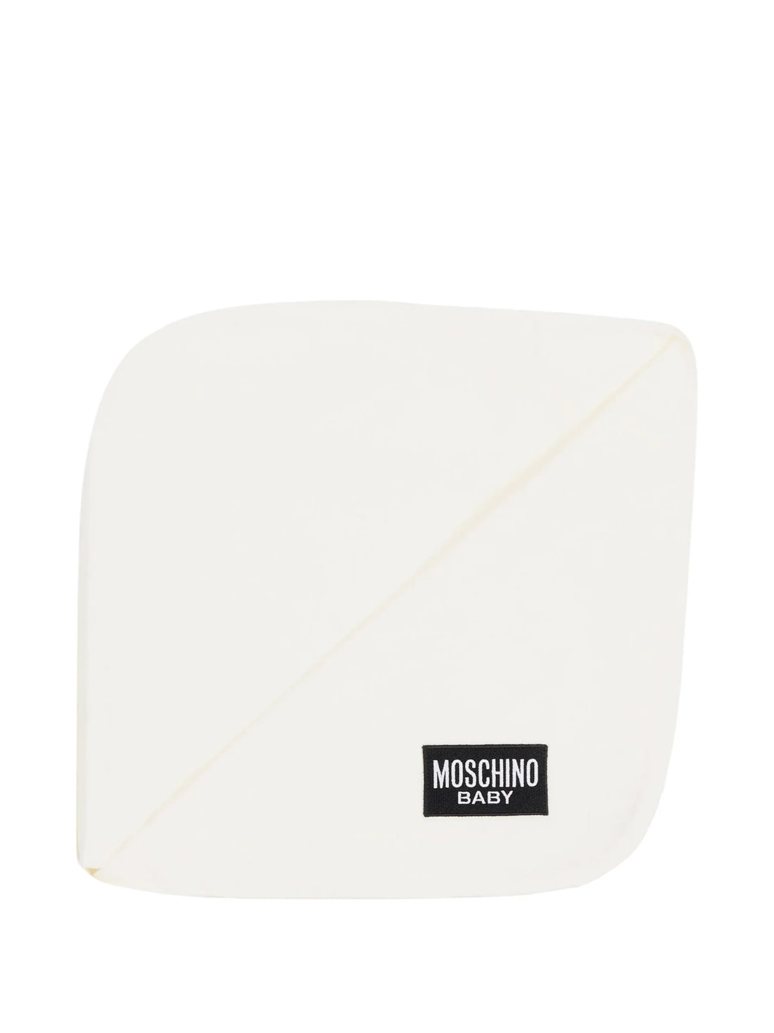 Moschino coperta unisex neonato con stampa orsetto panna