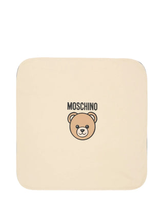 Moschino coperta unisex neonato con stampa orsetto beige MUB00OLCA40 20404 MOSCHINO 