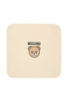 Moschino coperta unisex neonato con stampa orsetto beige