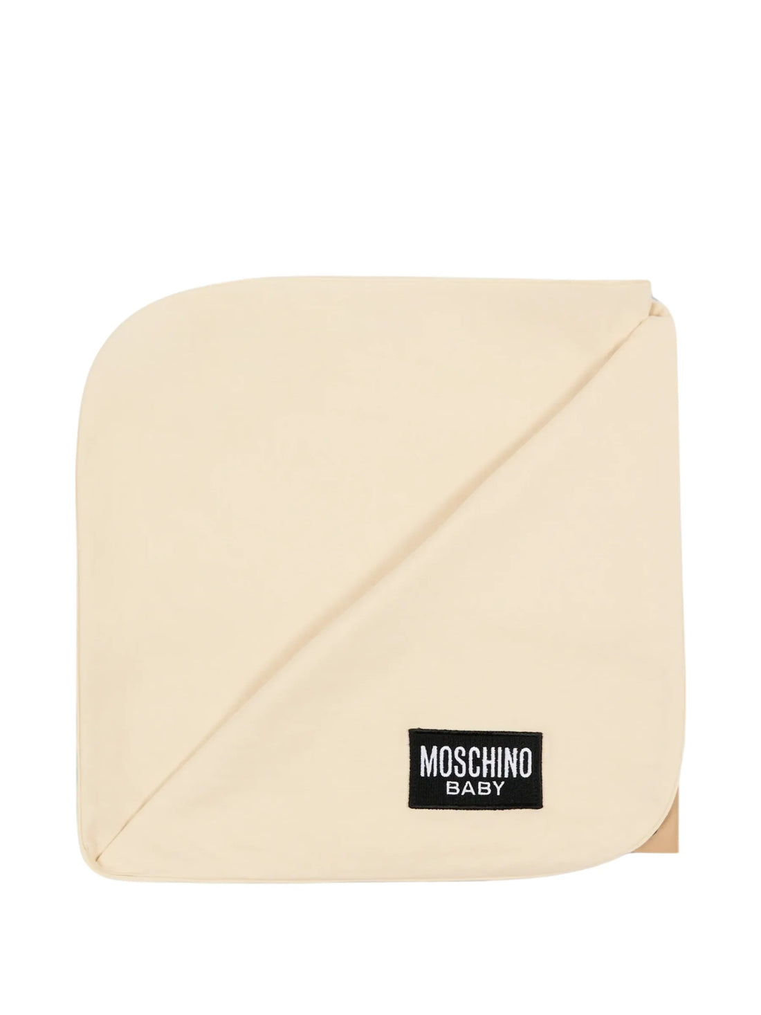 Moschino coperta unisex neonato con stampa orsetto beige