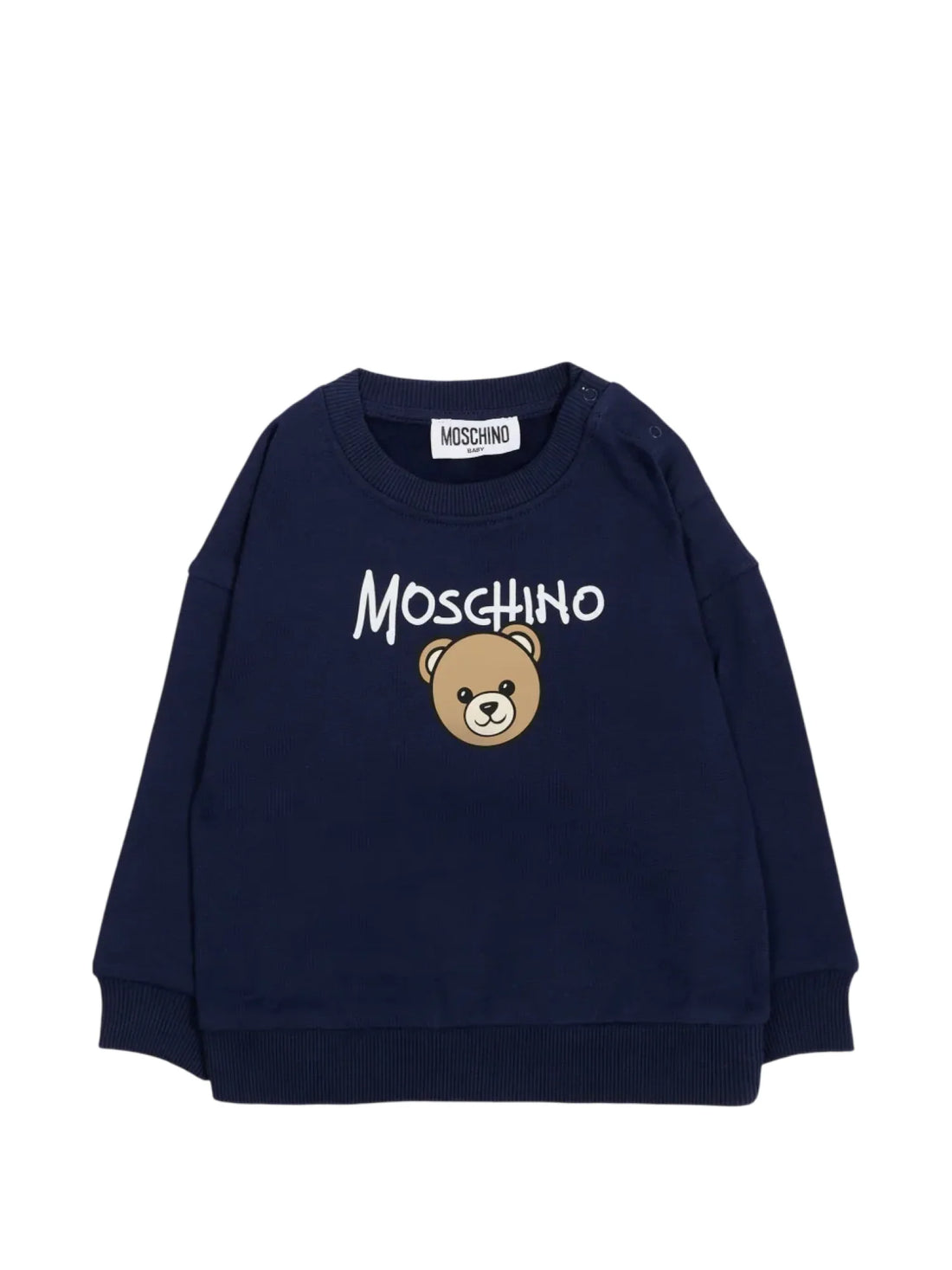 Moschino felpa unisex neonato con orsetto blu