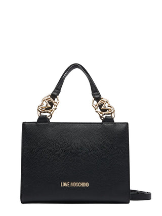 Love Moschino borsa a mano in ecopelle martellata con tracolla nero JC4006PP1P-LB0 000 MOSCHINO LOVE 