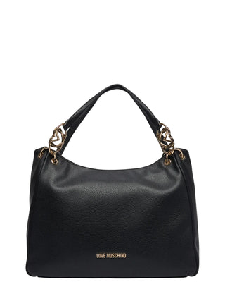 Love Moschino borsa tote a spalla in ecopelle martellata nero JC4014PP1P-LB0 000 MOSCHINO LOVE 