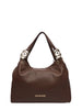 Love Moschino borsa tote a spalla in ecopelle martellata marrone