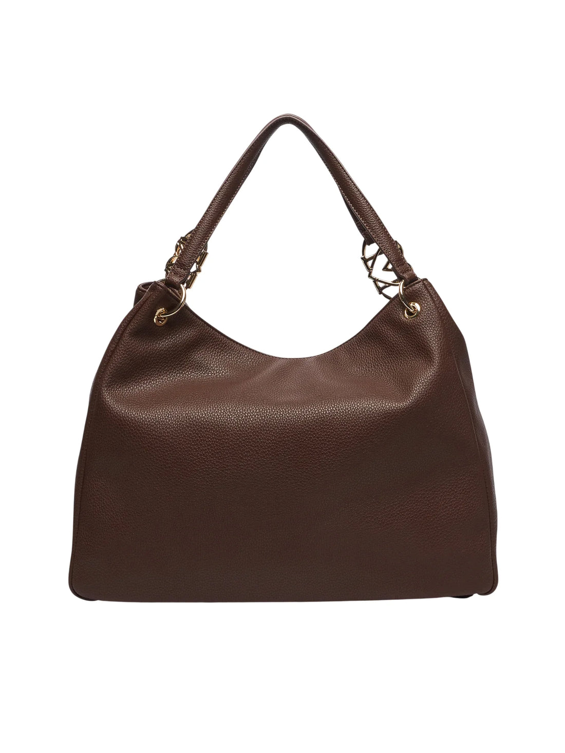 Love Moschino borsa tote a spalla in ecopelle martellata marrone