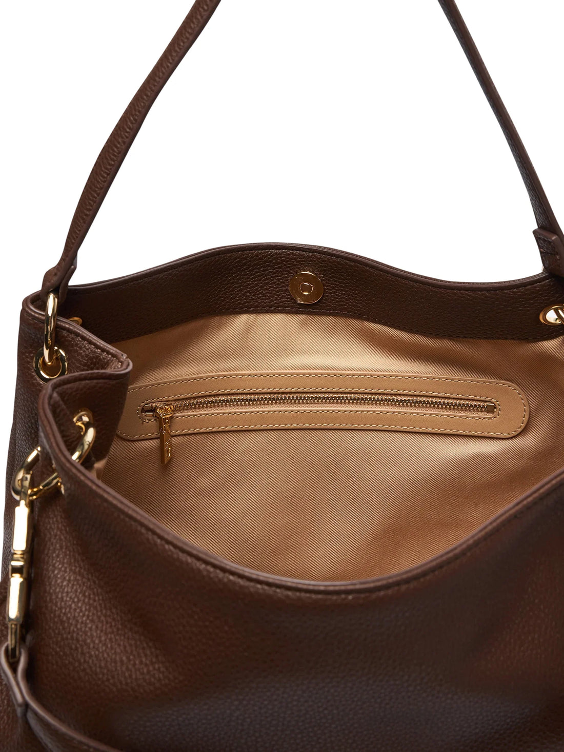Love Moschino borsa tote a spalla in ecopelle martellata marrone
