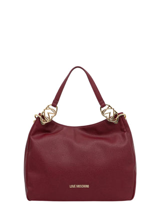 Love Moschino borsa tote a spalla in ecopelle martellata bordeaux JC4014PP1P-LB0 552 MOSCHINO LOVE 