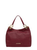 Love Moschino borsa tote a spalla in ecopelle martellata bordeaux