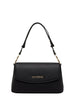 Love Moschino borsa a spalla in ecopelle martellata nero
