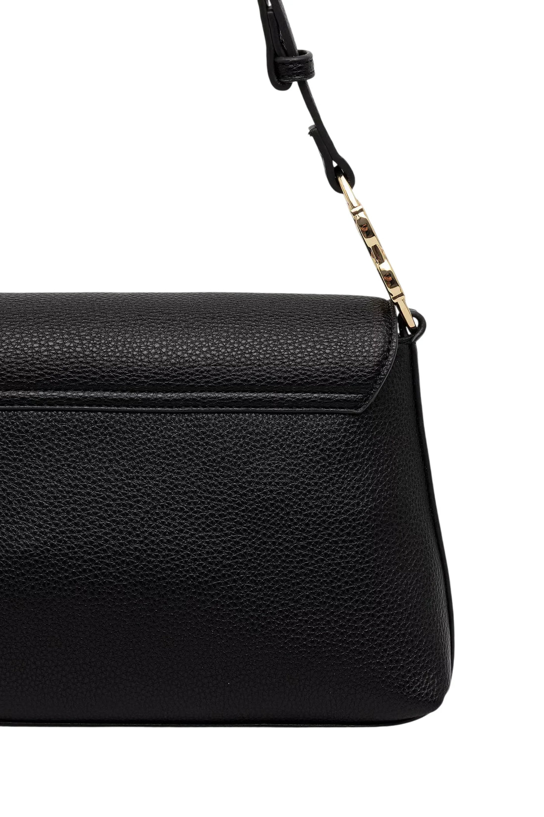 Love Moschino borsa a spalla in ecopelle martellata nero