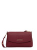 Love Moschino borsa a spalla in ecopelle martellata bordeaux